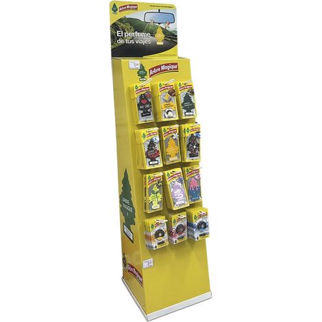 Expositor suelo de ambientadores para coche 246 uds