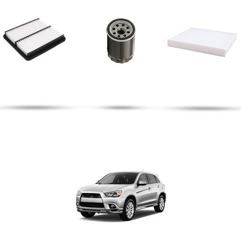 Kit tagliando 3 filtri compatibile con Mitsubishi Outlander II (CWW) 2.0 MIVEC 108kw dal 2010 (1/5)