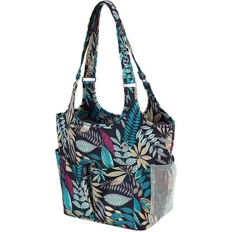 Sac de rangement pour outils de tricot, grande capacité, sac de rangement portable pour laine à tricoter, sac transparent en Oxford S (1/5)
