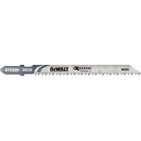 Dewalt DT2205-QZ HCS Lame de scie sauteuse 100 mm Bois 5 pièces