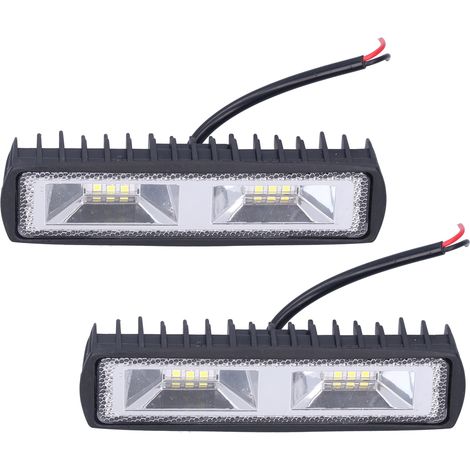 Barres Lumineuses de Travail 12 LED 36W 12-24V Phares Spotlight pour Moto Camion Bateau Tracteur Remorque Tout-Terrain (1/5)