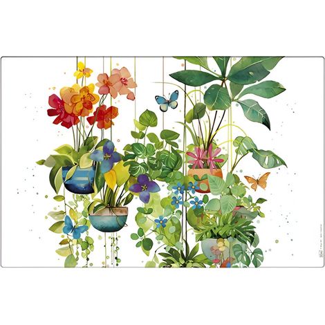 Set de table plantes et papillons 43 cm