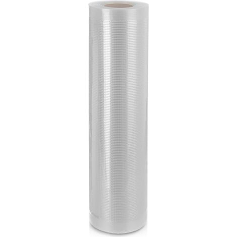 Lamina de aluminio para envasadora al vacio funda moleteada para embalaje 300 x 20 cm (1/4)