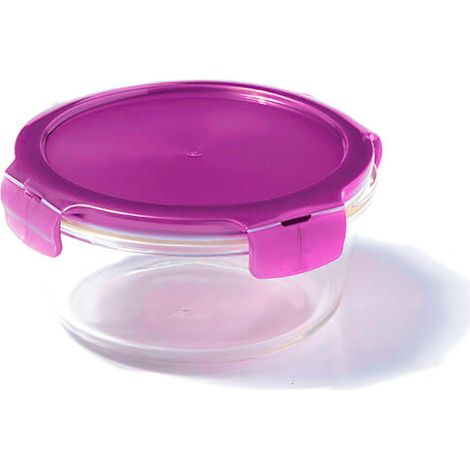 Lock & Lock Eco 650ml Round Oven Glass Container (1/3)