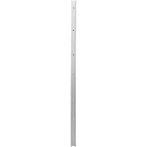 Rainure en T en alliage d'aluminium, guide d'onglet 1220mm, gabarit de glisse non poreux, étau pour dalle, outil de menuiserie professionnel (1/5)