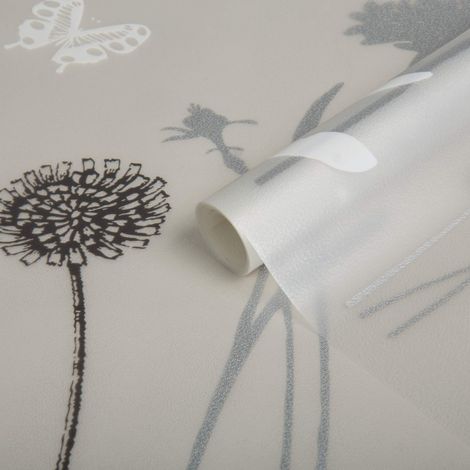 d-c-fix Pellicola vetri finestre privacy adesivo statico premium Blossom oscurante opaca anti-uv decorative impermeabile per cucina, casa, ufficio, bagno, doccia carta 45 x 150 cm (1/4)