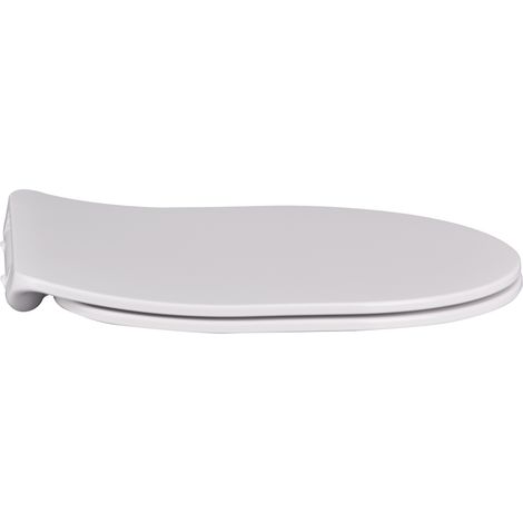Gedämpfter WC-Sitz in glänzendem Weiß (1/5)