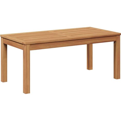 Table de jardin,Table d'extérieur Naturel 95 x 45 x 40 cm Bois de teck solide CFW97518