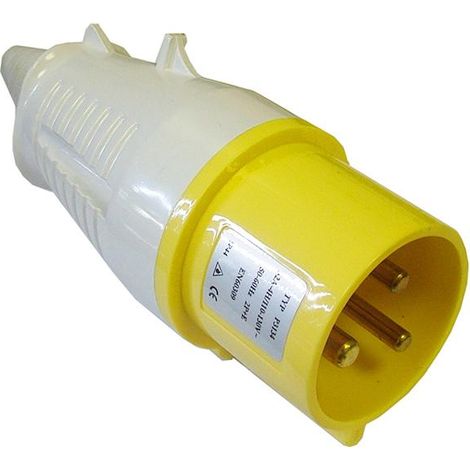 Faithfull Power Plus 10832 Yellow Plug 32A 110V FPPPLUG32AMP