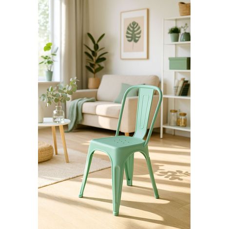 Sillas Jardín - Silla Torix Polipropileno - Celadón (1/5)