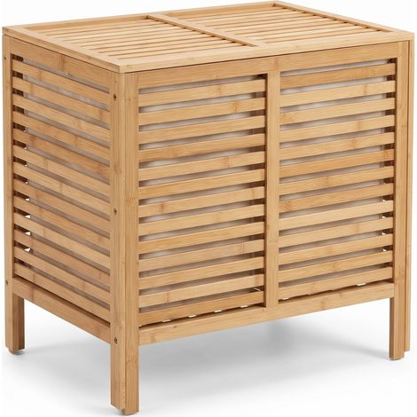 Doppelter Wäschekorb, Bambus MOA, 90 l (1/5)