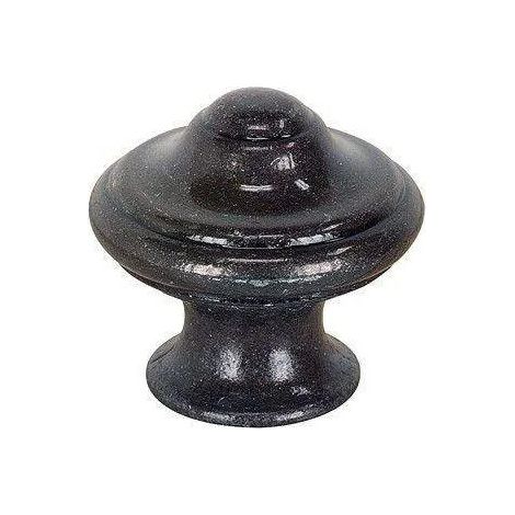 Knopf Lyonnais Zamak altsilber, D.30mm, H.30mm, 1 Stück mit Schrauben.