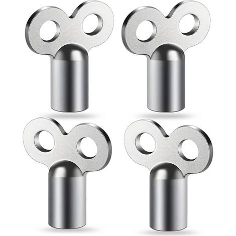 4 clés de purge de radiateur : clé universelle, robuste et stable pour purger tous les types de chauffage (1/3)