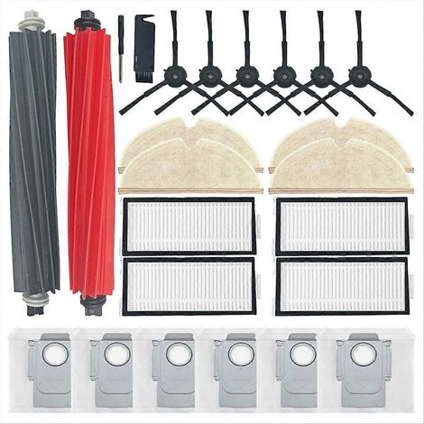 Pour brosse principale latérale Roborock Q5 Pro, filtre HEPA, chiffon de nettoyage, sacs à poussière (1/5)