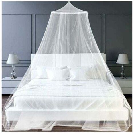 Moustiquaire De Lit Double,Universelle Moustiquaire lit double tulle tissu moustiquaire voyage exterieure, Lit Simple Moustiquaire pliable ciel de lit bebe