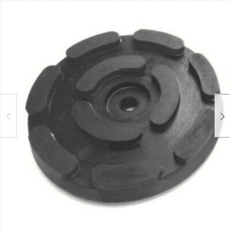 TAMPONI TAMPONE IN GOMMA PER PONTE SOLLEVATORE PONTI OFFICINA DIAM 145 MM FORO