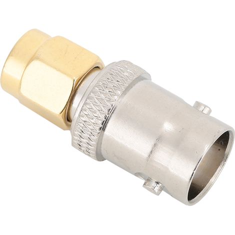 BNC-Buchse auf SMA-Stecker Adapterstecker aus vergoldetem und versilbertem Messing (1/5)
