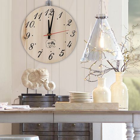 Horloge en Bois pour Sauna avec Affichage Numérique - Expédiée sans Piles (1/5)