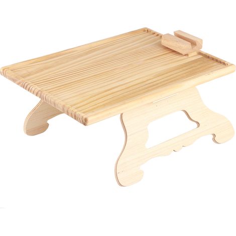 1 Reposabrazos plegable para sofá, soporte para tablet o teléfono, madera, sala de estar (1/5)