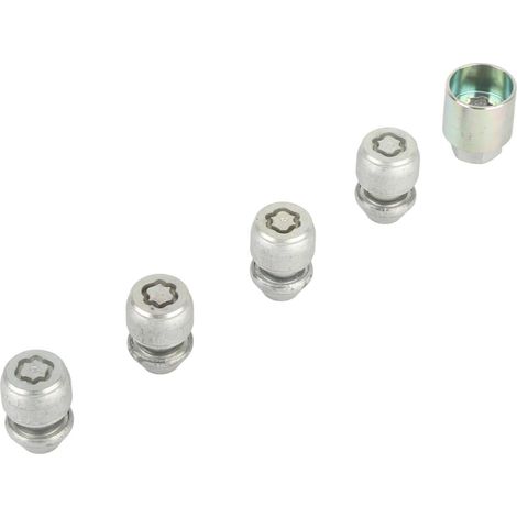 Lot de 4 écrous antivol LR037026 pour jantes, jeu de verrouillage compatible DISCOVERY SPORT et FREELANDER 2 (1/5)