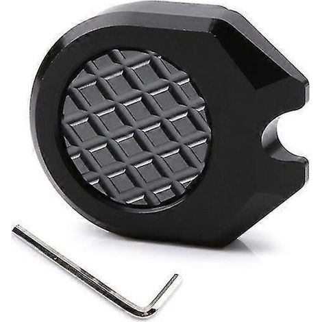 Motorrad Kickstand Extender Aluminiumlegierung Mittelmontage Fußständer Kickstand Extension Enlarger Pad für Nmax155 300 - Grau