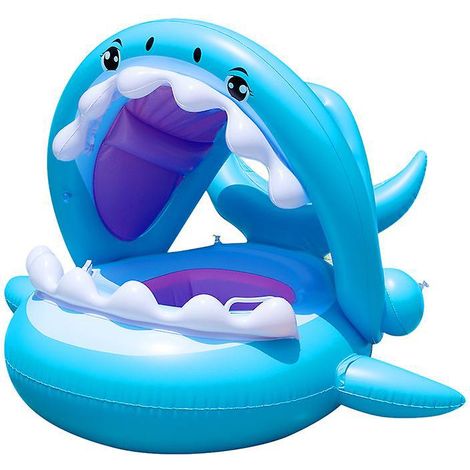 requin Bb Piscine Auvent Cercle Cartoon Bb Enfant Natation Cercle Vie Durable Bateau Float Tudiant Flotteur Piscine (1/3)