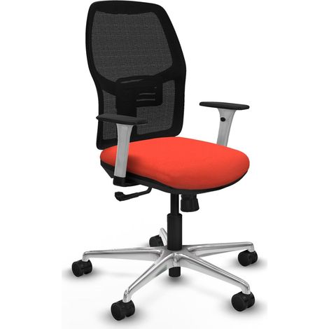 Sedia da ufficio piqueras y crespo Alfera nero alluminio bianco (1/2)