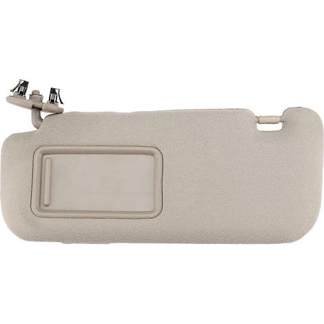 Pare-soleil intérieur avec miroir pour Toyota Auris Corolla 2007-2013, côté conducteur gauche. Couleur : beige. (1/4)