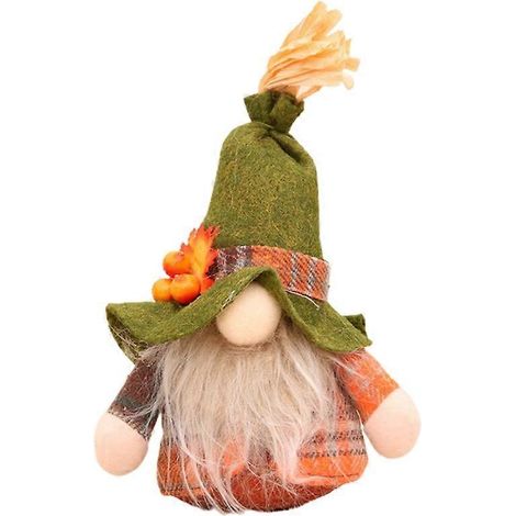Voici une proposition de titre en français (caractères : 170) :
Tomte Gnome d'Automne Fait Main, Jouet Miniature Elfe, Cadeau de Noël, Fournitures de Fête, Décoration Artisanale (1/4)