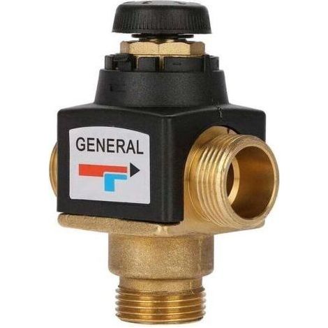Mitigeur thermostatique de douche en laiton – Débit élevé – Système de sécurité anti-brûlure – Plage de température 35-60°C (1/5)