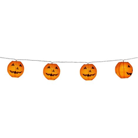 Guirlande lumineuse LED Lampions de citrouille (1/3)
