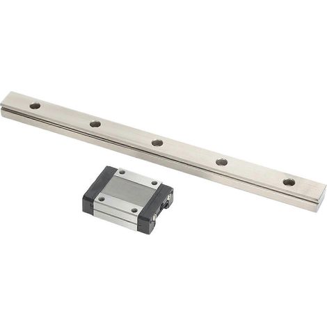Rail de guidage linéaire MGN15C en acier à roulement pour imprimantes 3D et machines CNC, 200 mm
