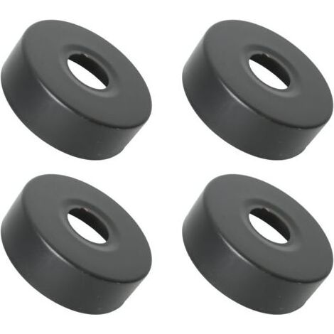 4PCS Rosace Mitigeur Douche Acier Inoxydable (3/4) Ø 25 mm x Ø 80 mm x hauteur 25 mm Noir, Rosace Robinet, Garniture Pour Robinet De Douche Muraux (1/5)