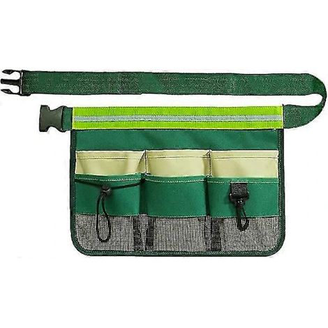 Sac à outils vert ajustable pour le jardinage, la floriculture, la taille et les travaux manuels.-AquaForge (1/5)
