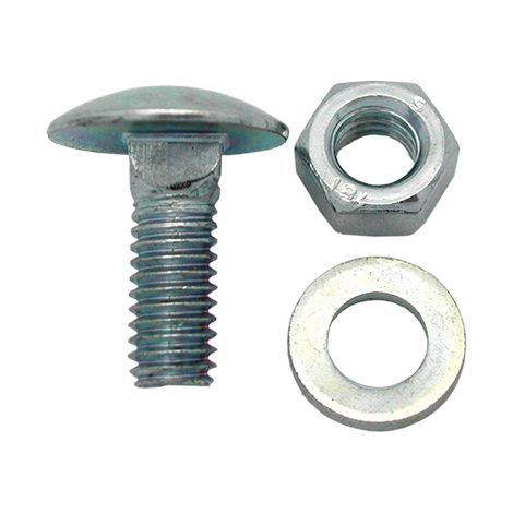 Beutel mit 200 Regalschrauben M8x15mm DIN 603 (1/2)