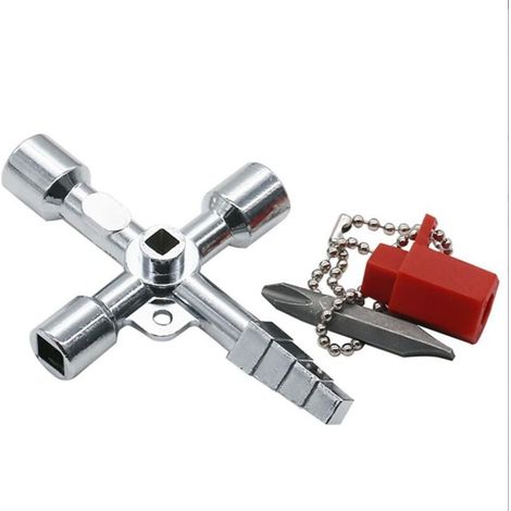 [NEVER USED] Universal square lifting key for electrical cabinet
