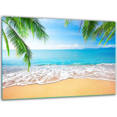 Tagliere in vetro temperato 30x22 cm, ideale per la spiaggia. (1/5)