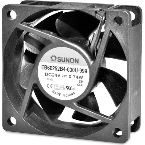 Ventilateur axial SUNON EB60252S1-999, 60x60x25 mm, 24 V-