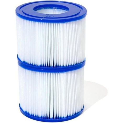 2er-Pack Filter, Typ VI, kompatibel mit 60311, Durchmesser 10,6 cm, für aufblasbare Whirlpools (1/5)