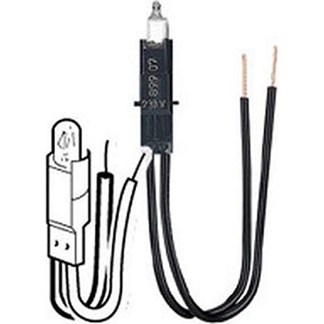 Legrand 089906 – 230-V-Kabellampen – orangefarbenes Neon mit hoher Lumineszenz – Verbrauch 0,4 W