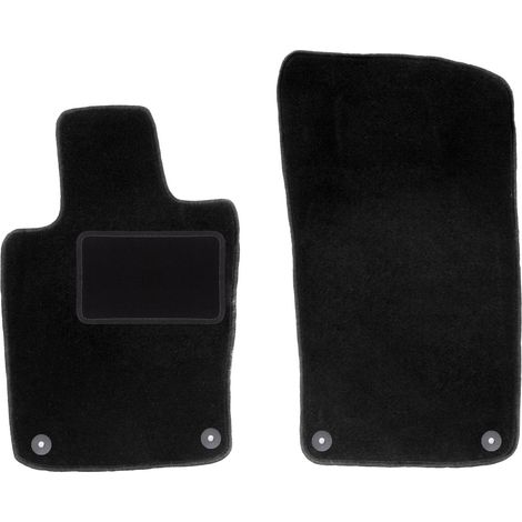 Tapis avant noirs pour Porsche Panamera fastback (2009-2016) (1/5)