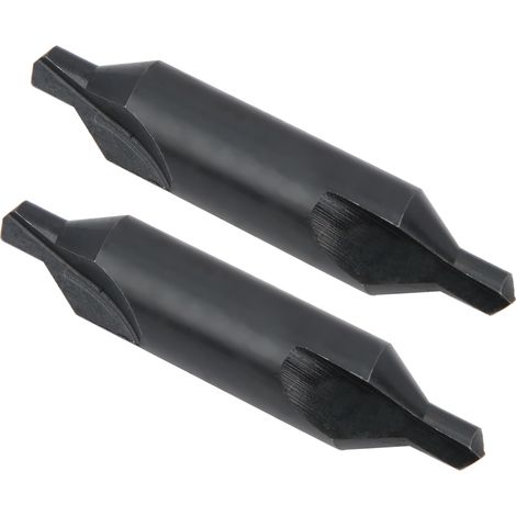 2 forets de centrage en acier rapide pour fraiseuses, outils de positionnement 6 mm (1/5)