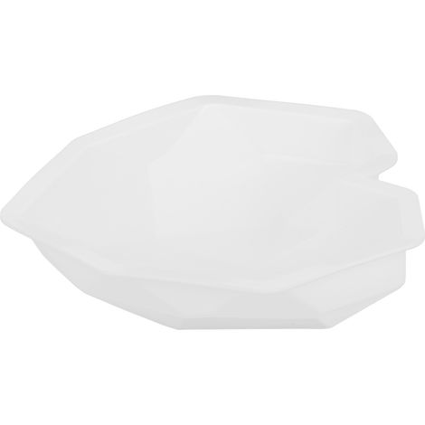 Moule à gâteau en mousse en forme de cœur diamant, avec 3 marteaux en bois pour chocolat et savon