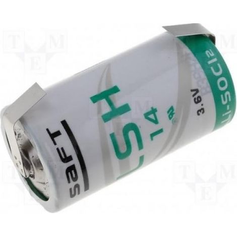 BATTERIA LITIO SAFT LSH14 C 3,6V 5,5 Ah CON LAMELLE