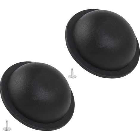 Lot de 2 supports ronds pour bagages latéraux - Pièce de rechange - 4,9 x 1,4 cm (1/4)