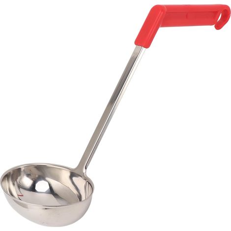 180-ml-Edelstahlkelle mit hitzebeständigem, gebogenem Griff für die Küche (1/5)