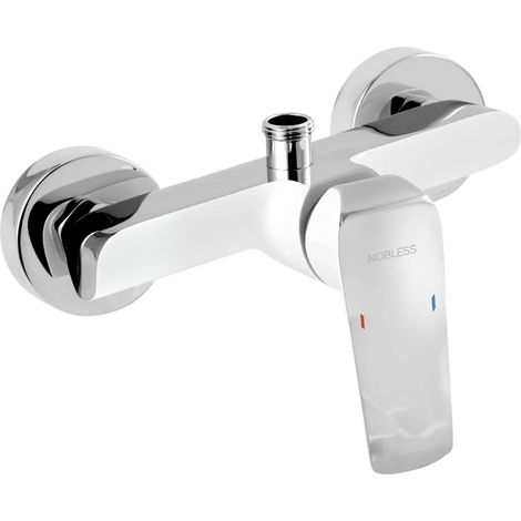 Novaservis Nobless Tina - Miscelatore doccia, bianco/cromo 38062/1,1