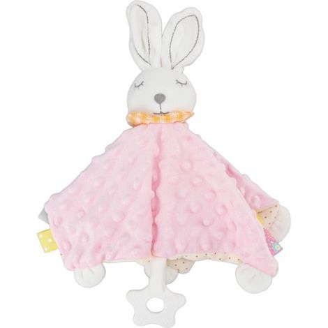 Couverture de sécurité pour bébé, non toxique, douce et mignonne, en peluche, lapin, serviette de chambre d'enfant, jouet pour (1/5)