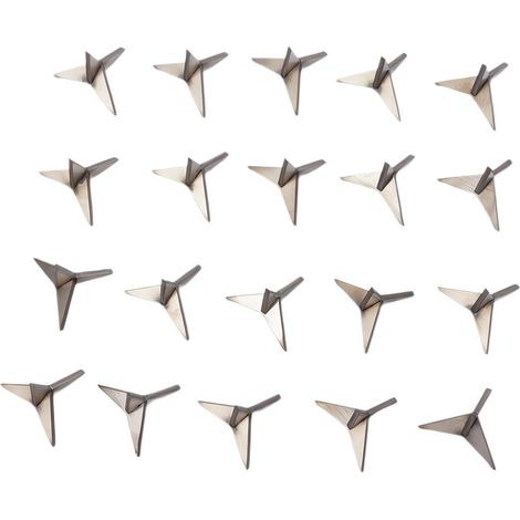 20 clavos triangulares antipinchazos ligeros para neumáticos de automóvil, antirrobo, para neumáticos de coche