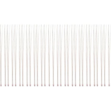 30 Stück MF51 Einzelkopf-Glasversiegelter Thermistor Hochtemperaturbeständiger NTC-Thermowiderstand MF51
